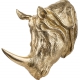 Декор настінний носоріг золотий