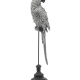 Статуетка Папуга срібний на жердині 46см