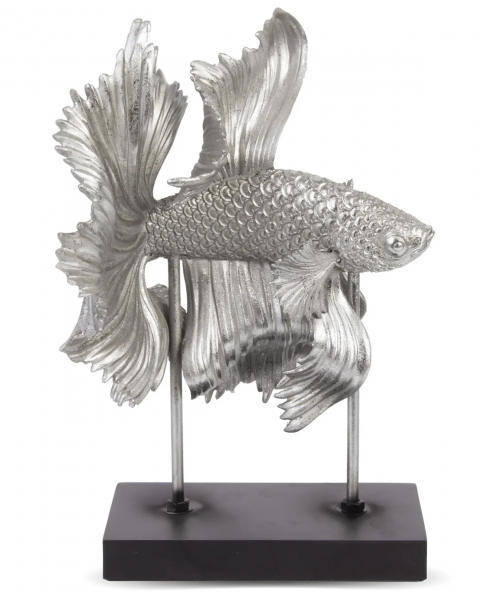Статуетка риба срібна