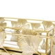 Комплект прямокутних золотих таць з листям кгінкго 