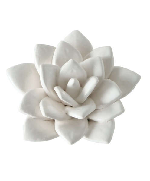 Декоративна квітка Satina біла