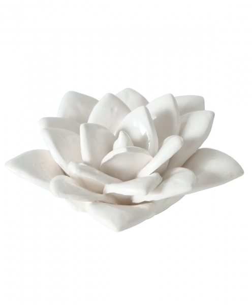 Декоративна квітка Satina біла