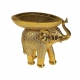 Ємність золота слон з тарілкою